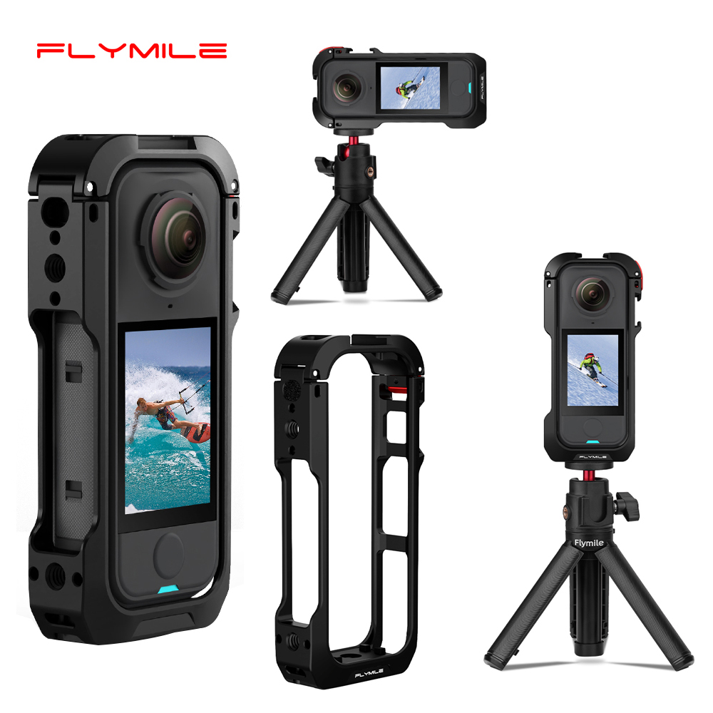 Insta360 Camera X4 - Flymile Metal Cage Protective Case for