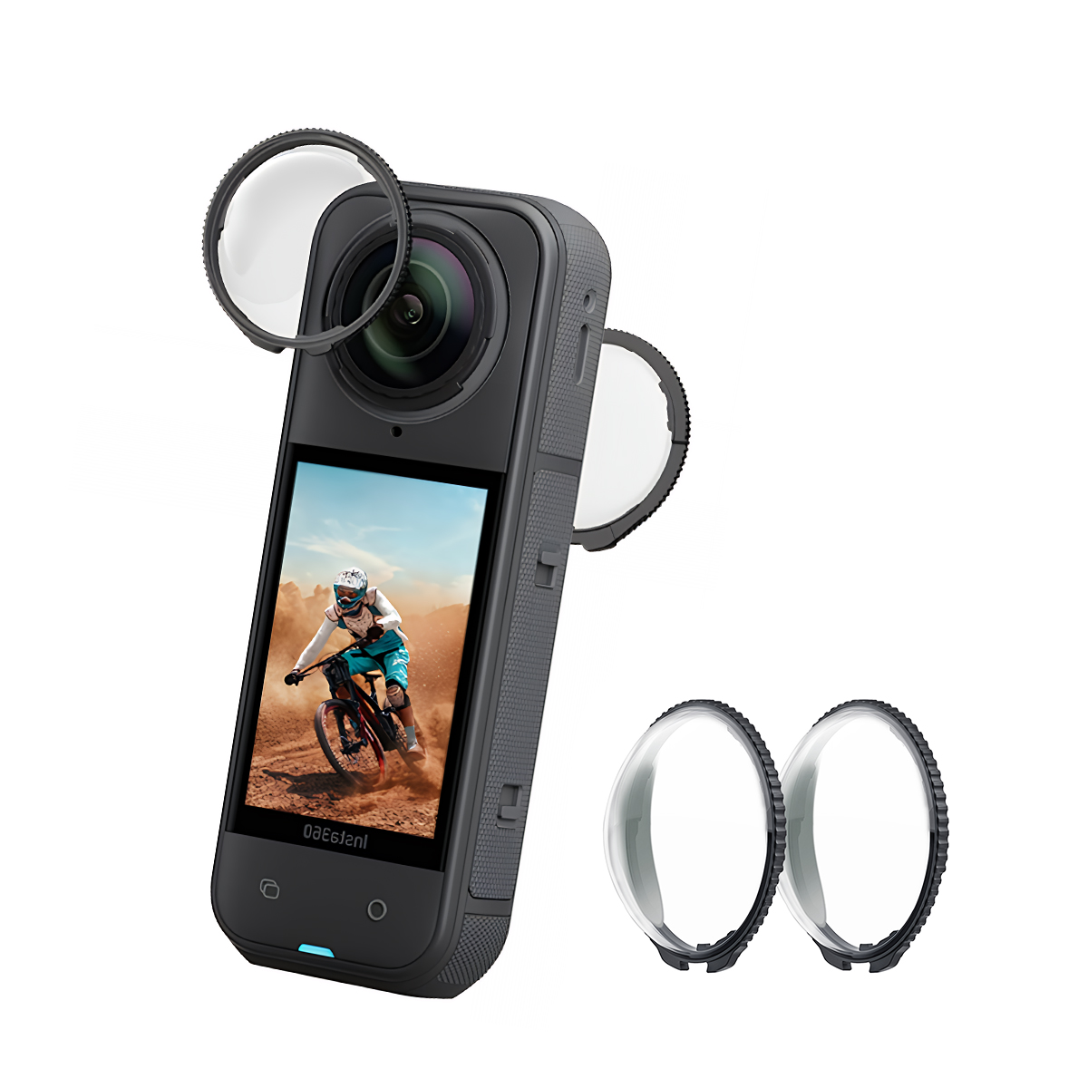 Dual Lens UV Filter for Insta3 - Insta360 Camera X4 ulasan dan harga