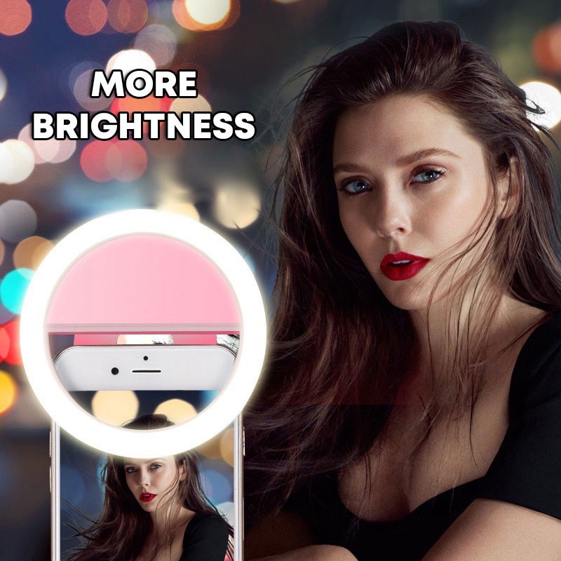 LED Selfie Ring Light 3 Level  - Photography Lighting Equipment ulasan dan harga