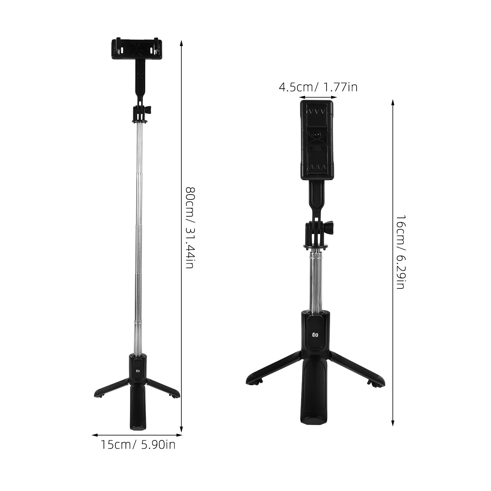 Wireless Selfie Stick Tripod w - Photography Lighting Design ulasan dan harga