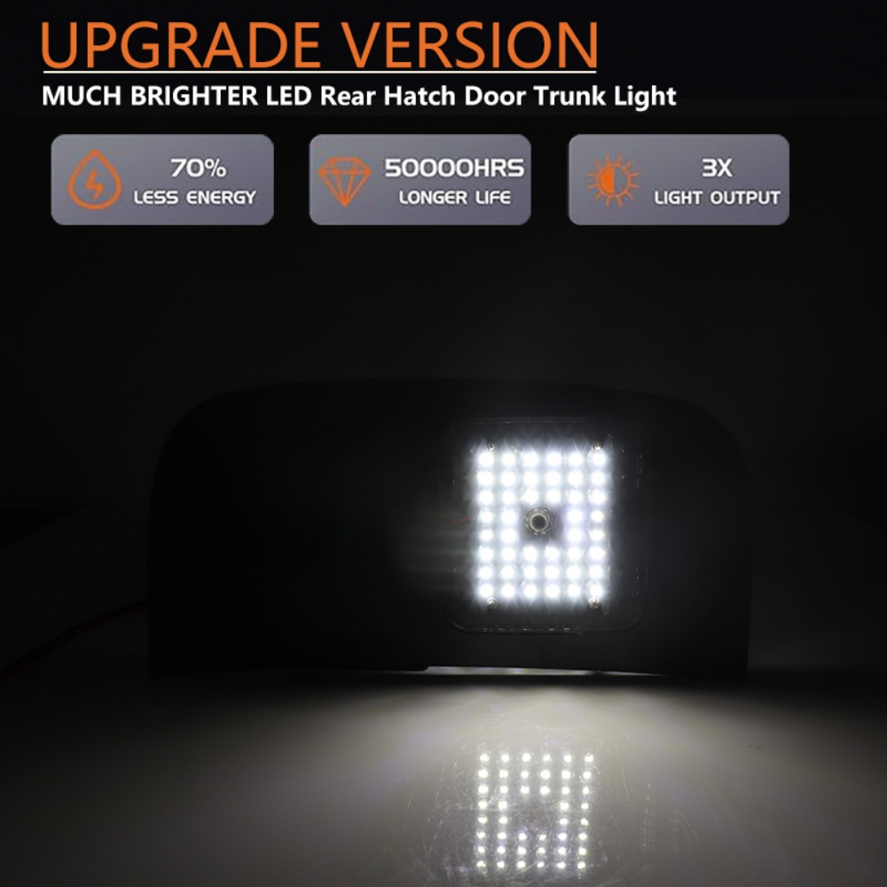 White LED Car Rear Trunk Cargo - Interior Photography Lighting ulasan dan harga