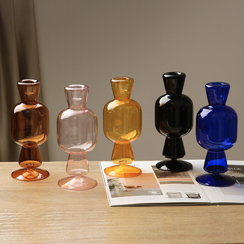 Nordic Dual Purpose Glass Cand - Photography Lighting Home ulasan dan harga
