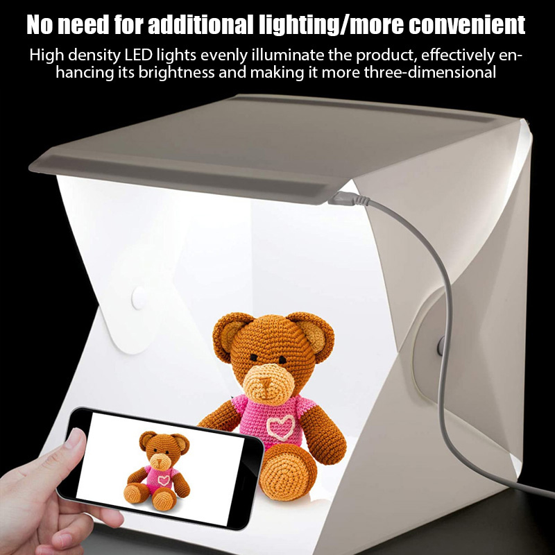 Lightbox Light Box Mini Photo  - Photography Lighting Kit With Backdrop ulasan dan harga