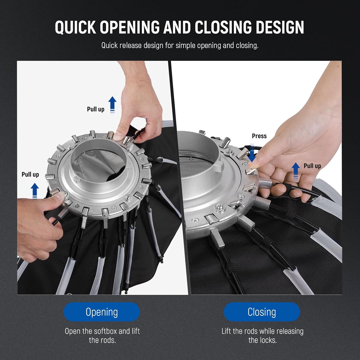 Parabolic Softbox with Bowens  - Photography Lighting For Products ulasan dan harga
