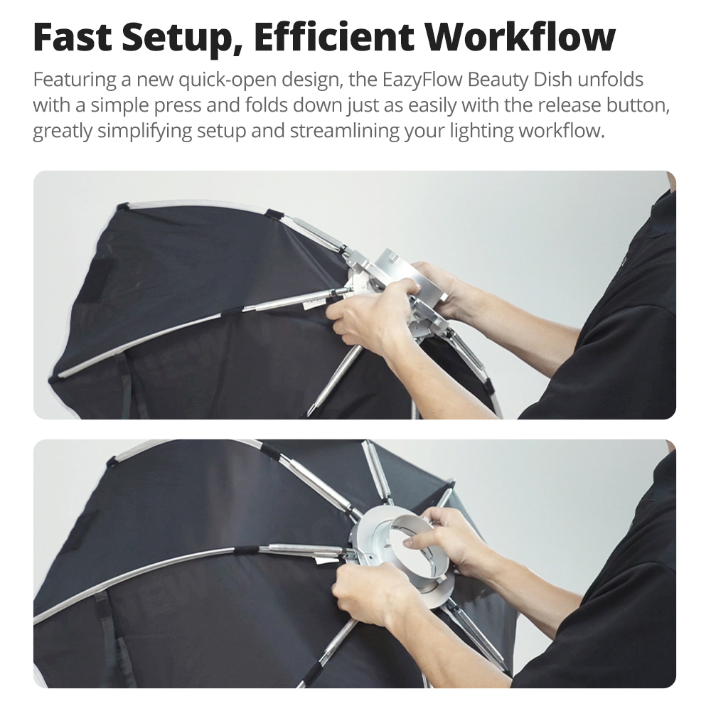 New Godox EazyFlow Beauty Dish - Photography Lighting Design ulasan dan harga