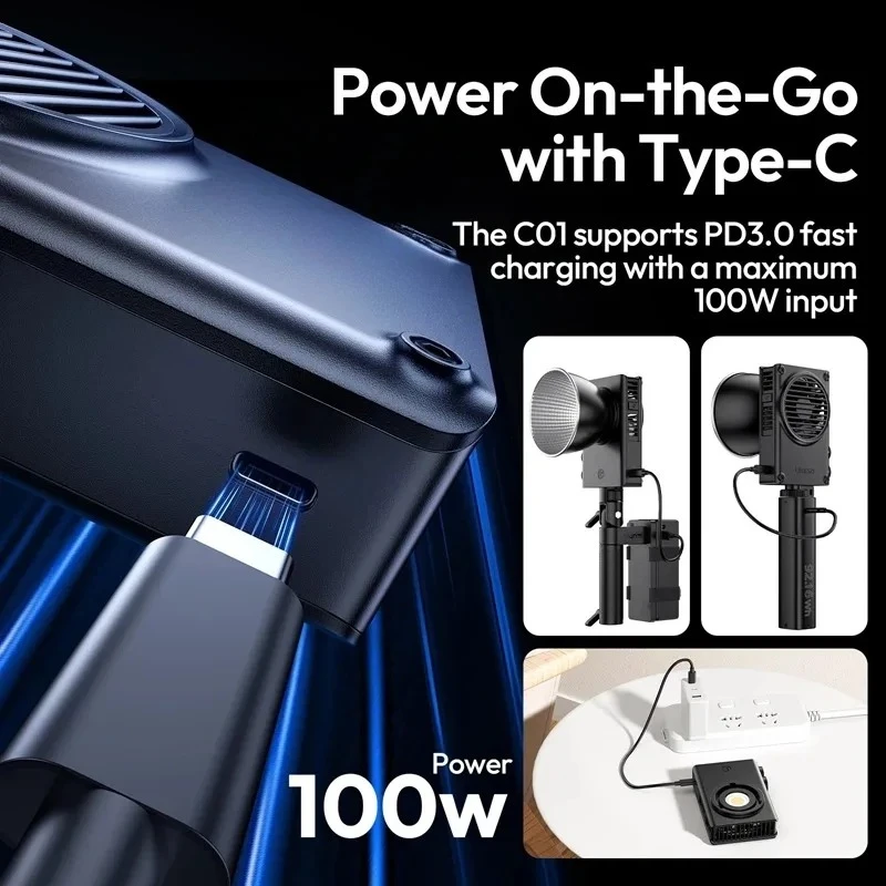 Bi-color COB Studio Fill Light - Photography Lighting For Portraits ulasan dan harga