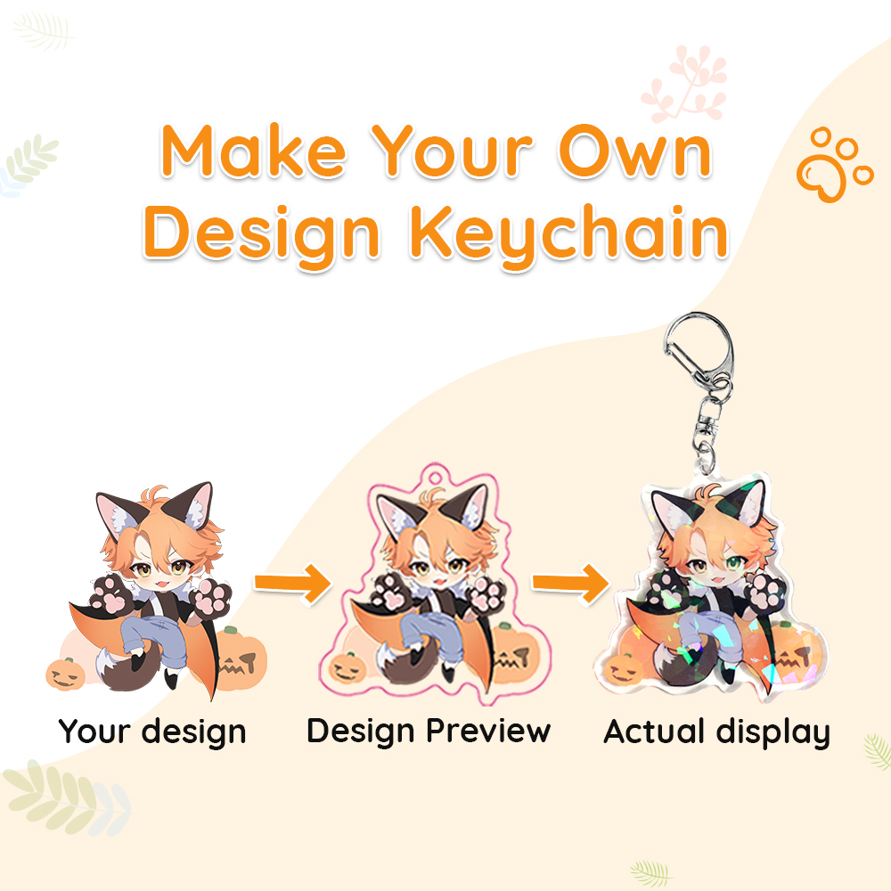 Custom Key Chain Cartoon Acryl - Photography Lighting Equipment ulasan dan harga